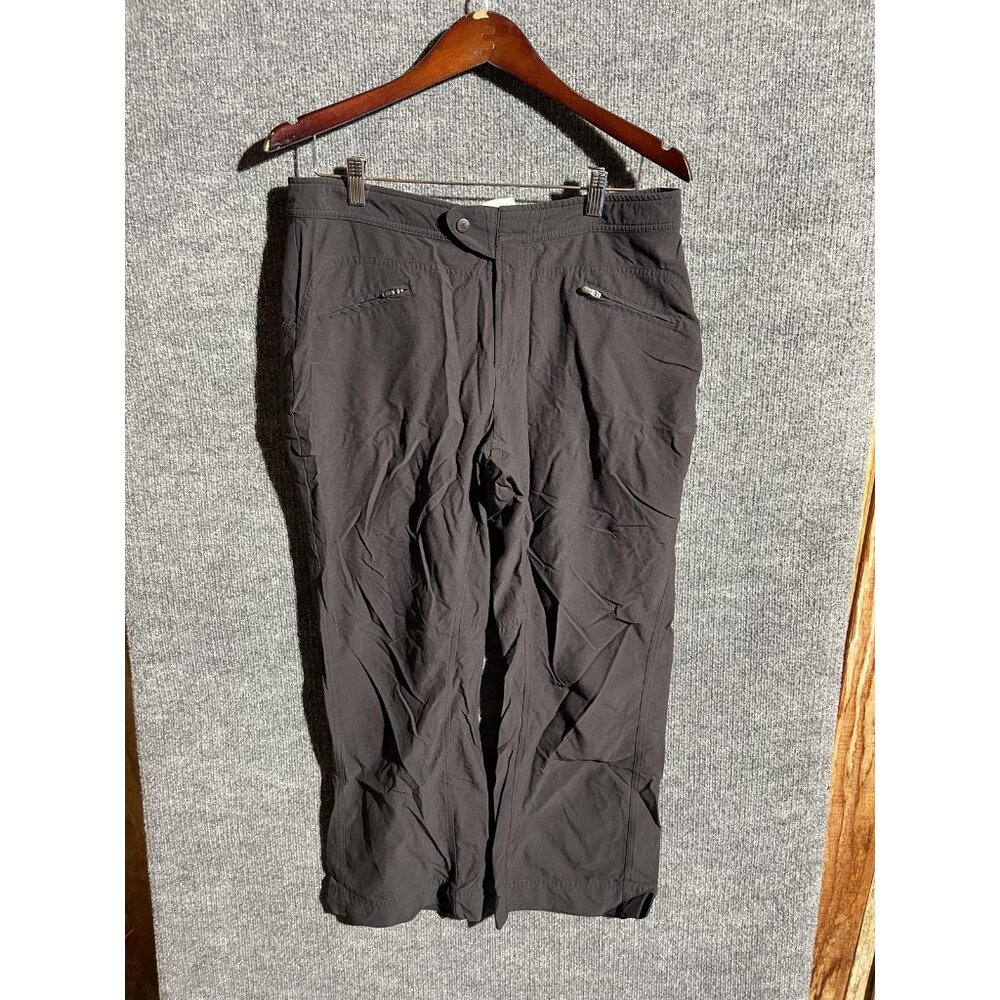 Columbia Pants Mens Large Black Titanium Softshell Hiking Rain Water Resistant